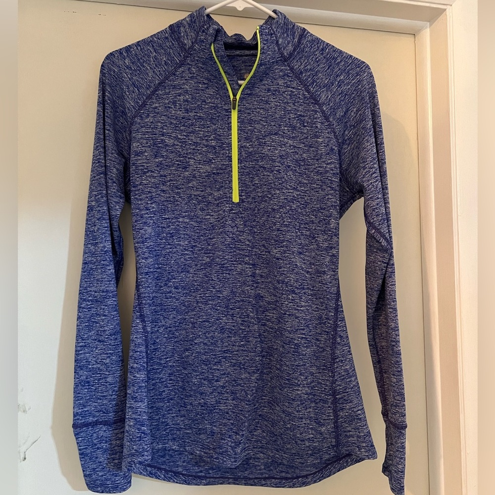 Tangerine Form fitted long sleeve workout top